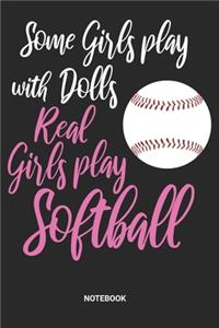 Softball Girls Notebook