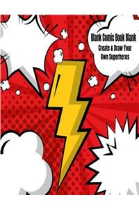 Blank Comic Book Blank Create & Draw Your Own Superheros