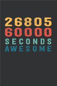 2 680 560 000 Seconds Awesome