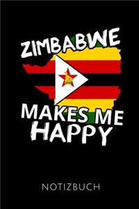 Zimbabwe Makes Me Happy Notizbuch