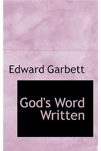 God's Word Written