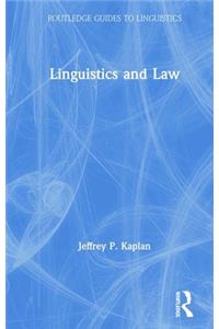 Linguistics and Law