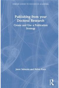 Publishing from your Doctoral Research