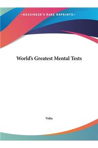 World's Greatest Mental Tests