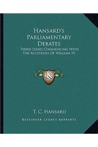 Hansard's Parliamentary Debates