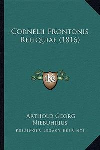 Cornelii Frontonis Reliquiae (1816)