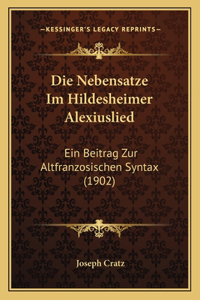 Nebensatze Im Hildesheimer Alexiuslied