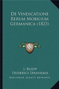 De Vindicatione Rerum Mobilium Germanica (1823)