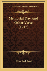 Memorial Day And Other Verse (1917)