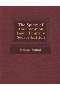 The Spirit of the Common Law