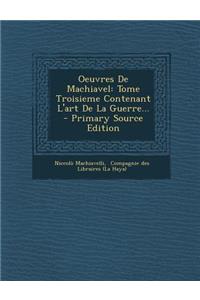 Oeuvres de Machiavel