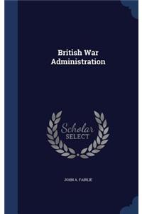 British War Administration