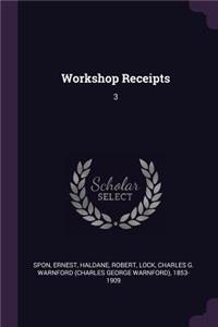 Workshop Receipts