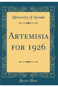 Artemisia for 1926 (Classic Reprint)