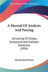 Manual Of Analysis And Parsing