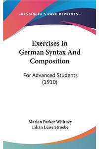 Exercises in German Syntax and Composition
