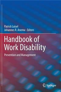 Handbook of Work Disability