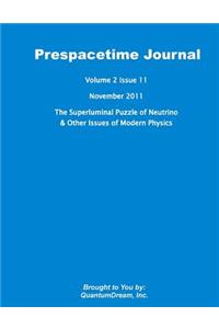 Prespacetime Journal Volume 2 Issue 11