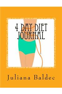 4 Day Diet Journal