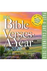 365 Bible Verses-A-Year Page-A-Day Calendar 2020