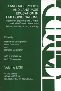 Language Policy and Language Education in Emerging Nations