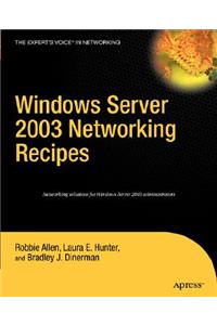 Windows Server 2003 Networking Recipes