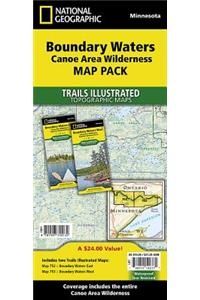 Boundary Waters Canoe Area Wilderness [Map Pack Bundle]