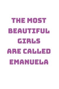 Emanuela Girl Woman Notebook