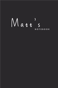 Matthew's notebook