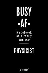 Notebook for Physicists / Physicist: awesome handy Note Book [120 blank lined ruled pages]