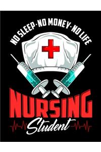 No Sleep No Money No Life Nursing Student