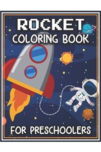 Rocket Coloring Book for Preschoolers