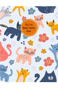 My Cat Blank Sticker Book
