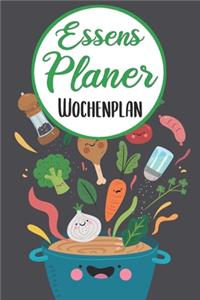 Essens Planer Wochenplan: Essensplaner - Einkausfplan A5, Einkaufsliste, Menüplaner - 52 Wochenplan