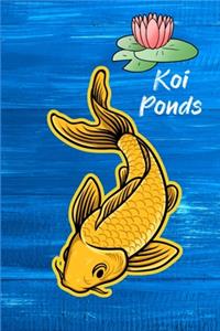 Koi Ponds: Customized Compact Koi Pond Logging Book, Thoroughly Formatted, Great For Tracking & Scheduling Routine Maintenance, Including Water Chemistry, Fish