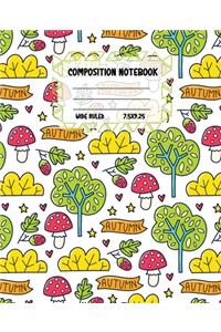 Composition Notebook Wide Ruled