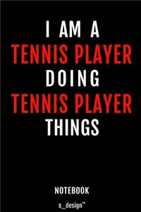 Notebook for Tennis Players / Tennis Player