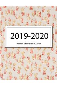 2019 - 2020 Weekly and Monthly Planner