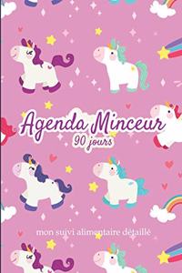 Agenda minceur 90 jours - mon suivi alimentaire détaillé