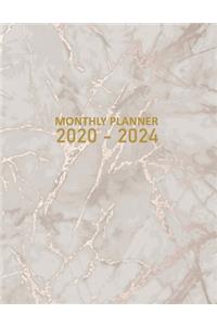 2020-2024 Monthly Planner