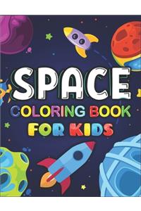 Space Coloring Book For Kids