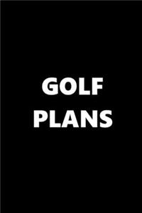 2020 Daily Planner Sports Theme Golf Plans Black White 388 Pages