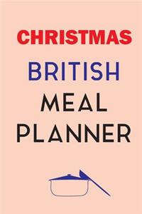 Christmas British Meal Planner