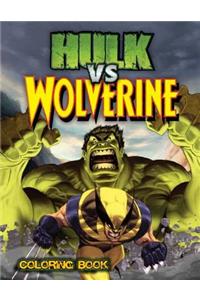Hulk Vs Wolverine Coloring Book