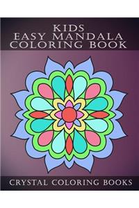 Kids Easy Mandala Coloring Book