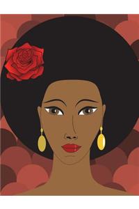 Afro Chick Composition Notebook