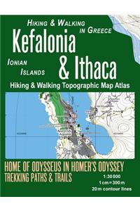 Kefalonia & Ithaca Hiking & Walking Topographic Map Atlas 1