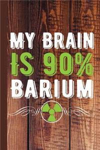 My Brain Is 90% Barium
