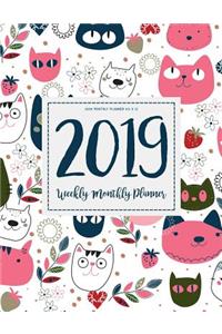 2019 Monthly Planner 8.5 x 11