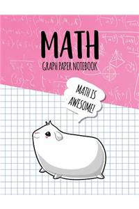 Math Graph Paper Notebook